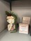 Small Fairy Succulent Plant Pot Face Planters Pots Head Flowerpot Cute Little Girl with Drainage Hole Succulent Cactus Flower Head Planters